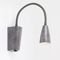 Бра на гибком основании GWL-GU10-M-IP20 Бетон Поэма