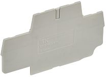 Заглушка для колодки клеммной CP-ML двухуровневая 2,5мм2 серая  IEK