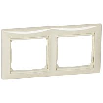 VALENA DIY Рамка 2-местная слоновая кость VALENA DIY Рамка 2-местная слоновая кость