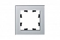AtlasDesign Nature Стекло Алюминий Рамка 1-постовая  (Schneider Electric) Systeme Electric (Schneider Electric)