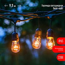 Гирлянда ЭРА ERABL-FIL1 светодиодная новогодняя нить уличная на подвесах 4,5 м теплый белый 10 LED Гирлянда ЭРА ERABL-FIL1 светодиодная новогодняя нить уличная на подвесах 4,5 м теплый белый 10 LED