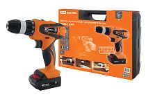 Дрель-шуруповерт акк. ДША-12-Л1 12 В, 1,3 А*ч Li-Ion, 22 Нм, 0-1350 об/мин, кейс, "Гранит"  TDM