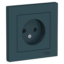 AtlasDesign Изумруд Розетка без заземления, 16А, (в сборе с рамкой) Systeme Electric (Schneider Electric)