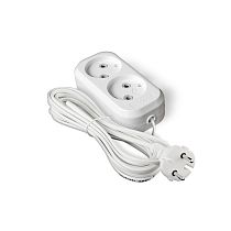 Удлинитель У6-011 ШВВП 2*0,75 2 гнезда без заземления 5м UNIVERSAL