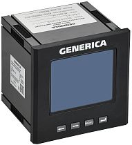 Мультиметр цифровой щитовой трехфазный RS-485 96х96мм LCD GENERICA IEK Мультиметр цифровой щитовой трехфазный RS-485 96х96мм LCD GENERICA IEK