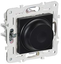 SKANDY Светорегулятор поворотный с индикацией 600Вт SK-D01Bl черный IEK