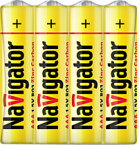 Элемент питания солевой NBT-NS-R03-SH4 (блистер 4шт) Navigator Элемент питания солевой NBT-NS-R03-SH4 (блистер 4шт) Navigator