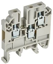 Колодка клеммная CTS-MC 3 вывода 4мм2 серая  IEK Колодка клеммная CTS-MC 3 вывода 4мм2 серая  IEK