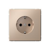 ARTGALLERY РОЗЕТКА с заземлением, 16А, механизм, быстрозажим. клем., ПЕСОЧНЫЙ