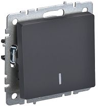 BRITE Выключатель 1-клавишный с индикацией 10А ВС10-1-1-БрГ графит IEK BRITE Выключатель 1-клавишный с индикацией 10А ВС10-1-1-БрГ графит IEK