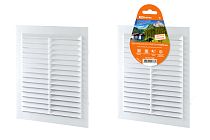 Решетка неразъемная с москитной сеткой, бел. 170х250  TDM