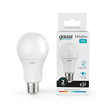 Лампа светодиодная Gauss Elementary A60 15Вт E27 1450lm 4100K