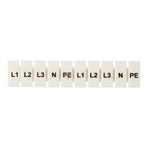 Маркеры для JXB-ST 2,5 с символами "L1, L2, L3, N, PE" (100 шт.) EKF PROxima
