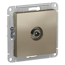 AtlasDesign Шампань Розетка TV проходная 4DB Systeme Electric (Schneider Electric)