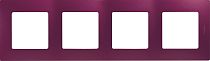 ETIKA Рамка 4-местная сливовый