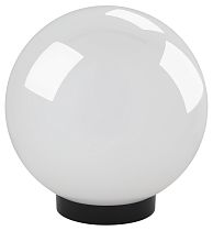 Светильник садово-парковый ЭРА НТУ 01-60-201 Шар белый, напольный D200mm, Е27