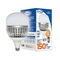 Лампа светодиодная IONICH высокой мощности "ProСвет" ILED-SMD5730-Т178-150Вт-13500Лм-220В-6500К-Е27/E40 с переходником