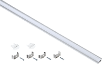 Профиль алюминиевый для LED ленты 2207 встраиваемый трапец. опал комплект аксессуров IEK Профиль алюминиевый для LED ленты 2207 встраиваемый трапец. опал комплект аксессуров IEK