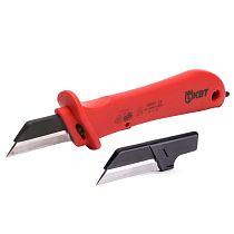 Нож диэлектрический НМИ-04 с дополнительным лезвием КВТ Нож диэлектрический НМИ-04 с дополнительным лезвием КВТ