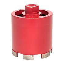 Коронка алмазная для дрелей с микроударом (верхнее пылеудаление) DCH-82MHS Micro Hit Laser M16 EKF Professional Коронка алмазная для дрелей с микроударом (верхнее пылеудаление) DCH-82MHS Micro Hit Laser M16 EKF Professional