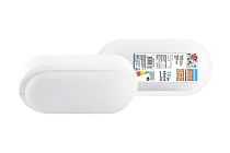 Светодиодный светильник ЖКХ ДПП 3801 18Вт 6500К IP65 белый овал 196*97*57 мм Народный TDM Светодиодный светильник ЖКХ ДПП 3801 18Вт 6500К IP65 белый овал 196*97*57 мм Народный TDM