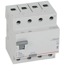 RX3 ВДТ 100мА 25А 4П AC RX3 ВДТ 100мА 25А 4П AC