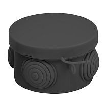 Коробка распаячная КМР-040-038 с крышкой (65х40) 4 мембр. Ввода чёрная IP54 EKF Коробка распаячная КМР-040-038 с крышкой (65х40) 4 мембр. Ввода чёрная IP54 EKF