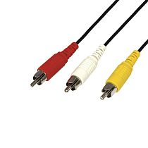 Шнур 3 RCA - 3 RCA, 7м, черный REXANT Шнур 3 RCA - 3 RCA, 7м, черный REXANT