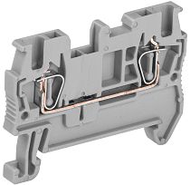 Клемма пружинная КПИ 2в-1.5 17.5А серая  IEK Клемма пружинная КПИ 2в-1.5 17.5А серая  IEK
