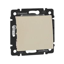 Выключатель одноклавишный в рамку слоновая кость VALENA Legrand