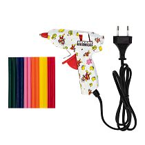 Пистолет клеевой, 15Вт, Ø7мм + набор цветных стержней 12 шт, блистер REXANT Пистолет клеевой, 15Вт, Ø7мм + набор цветных стержней 12 шт, блистер REXANT