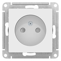 AtlasDesign Лотос Розетка без заземления со шторками, 16А, механизм Systeme Electric (Schneider Electric)