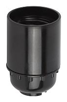 Патрон ЭРА Е27 подвесной, бакелит, черный