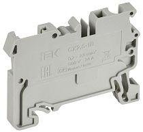 ARMAFIX Клемма пружинная CX2.5-1B 2,5мм2 разъемная (1 зажим 1 разъем) серая IEK