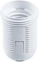 Патрон электрический Navigator NLH-PL-R-E27 пластиковый люстровый под кольцом