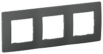 IEKETIKA Рамка 3-местная 6721231 графит IEK