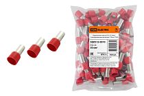 Наконечник-гильза Е50-20 50мм2 с изолированным фланцем (100шт)  TDM