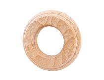 Рамка 1-местная круглая, D95 H10, дерево, натуральное дерево JANTERA