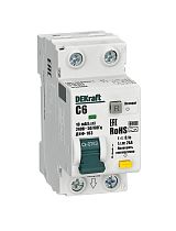 АВДТ 1P+N 6А 10мА AC х-ка C ДИФ-103 6кА нов.