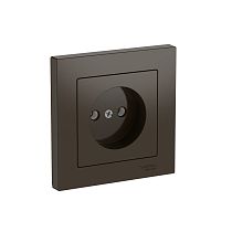 AtlasDesign Мокко Розетка без заземления, 16А, в сборе, быстрозажим. клемм