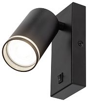 Светильник настенный ЭРА WL19 BK GU10 MR16 IP20 черный