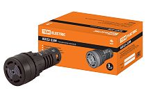 Сигнализатор звуковой AD22-22M/k31 d22 мм 220В AC черный  TDM