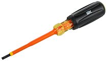 ARMA2L 5 Отвертка диэлектрическая SL4,0х100 Т3 IEK ARMA2L 5 Отвертка диэлектрическая SL4,0х100 Т3 IEK