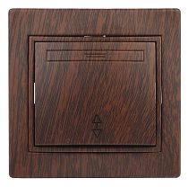 Переключатель ЭРА Intro Plano 1-103-10 10А 250В венге одноклавишный