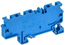 ARMAFIX Клемма пружинная CX4-3 BU 4мм2 трехконтактная синяя IEK