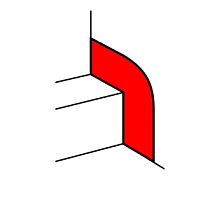 Накладка на стык со стеной для кабель-канала шириной 195-220 Legrand