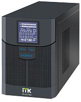 ITK ELECTRA LT ИБП Линейно-интерактивный 1кВА/0,8кВт однофазный с LCD дисплеем без АКБ USB порт