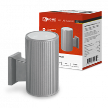 Светильник уличный односторонний НБУ LINE-1хA60-GR алюминиевый под 1хA60 E27 серый IP65 IN HOME