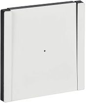 FORTE&PIANO Выключатель 1-клавишный с индикацией 10А FP202M металл белый IEK