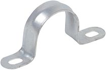 Скоба металлическая двухлапковая d=12-13мм  IEK Скоба металлическая двухлапковая d=12-13мм  IEK